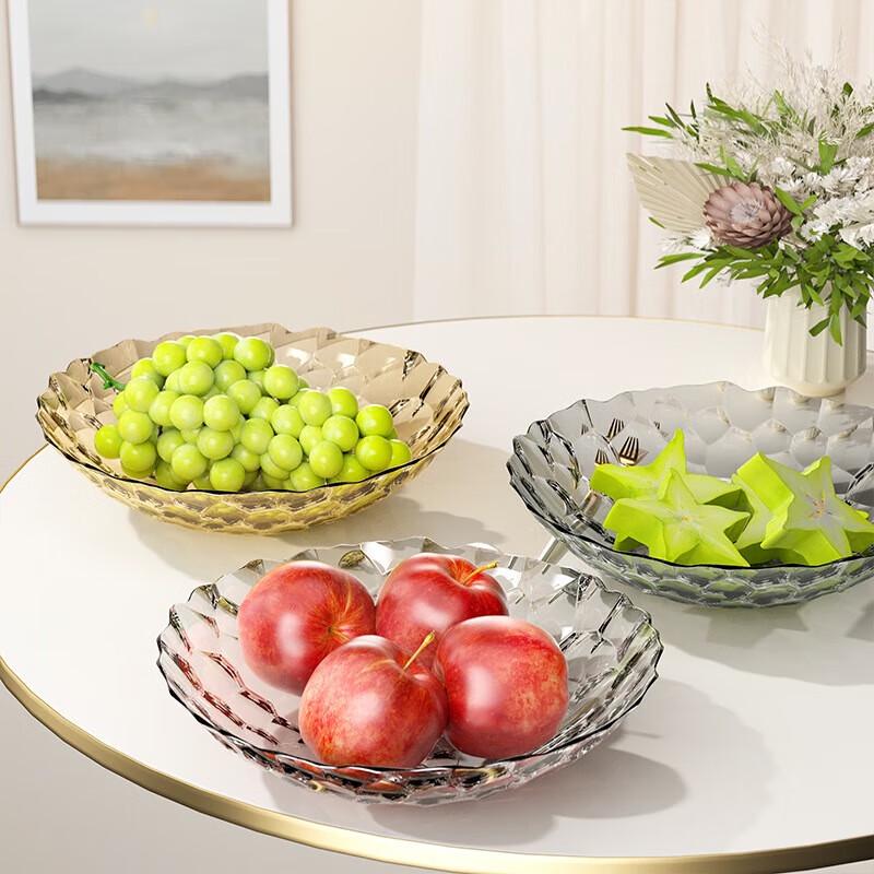 Elegant Crystal Salad & Fruit Plate