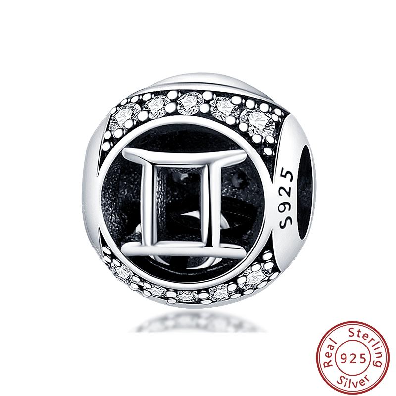 Lucky Copper Craft Birthday Zodiac Series Colorful Shining Zircon Lucky Beads Charms 3Mm Diy Exquisite Jewelry Making