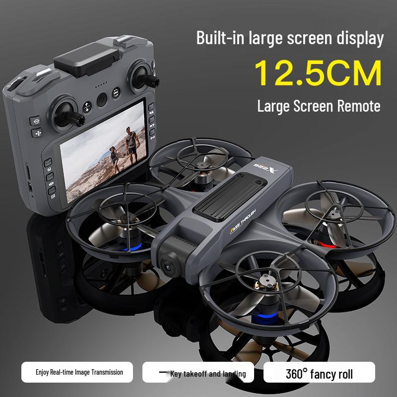 Cross X226VR Dual Image FPV Drone with Brushless Motors, Optical Flow Stability, and Aerial Photography Capability.