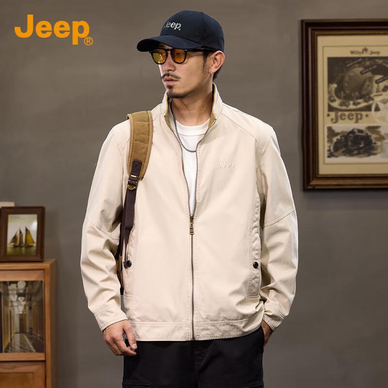 Jeep Men's 2025 Fall/Winter Reversible Stand-Collar Jacket