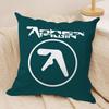 Aphex Twin Richard D James Kissenbezug aus weichem Plüschstoff, doppelseitig bedruckt, Sofakissenbezug für alle Jahreszeiten, Heimdekoration