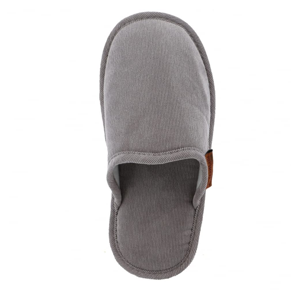 Slippers CORDUROY SLIPPERS EV GRAY [Dulton] 22.5~25cm