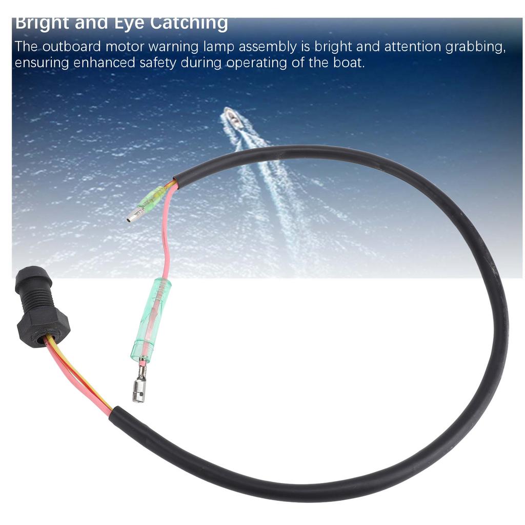 Overheat Warning Lamp Assembly 6H4 85411 00 Outboard Motor Alarm Warning Light for 2 Stroke 60HP Outboard Engine