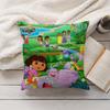 Cartoon D-Dora The E-Explorer Pillow Case Home Decoration Cushion Cover Suitable For Bedroom Car Office Sofa