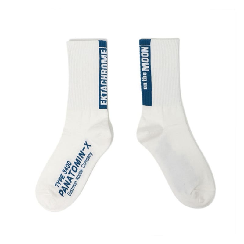 KODAK Apparel EKTACHROME Film Socks WHITE