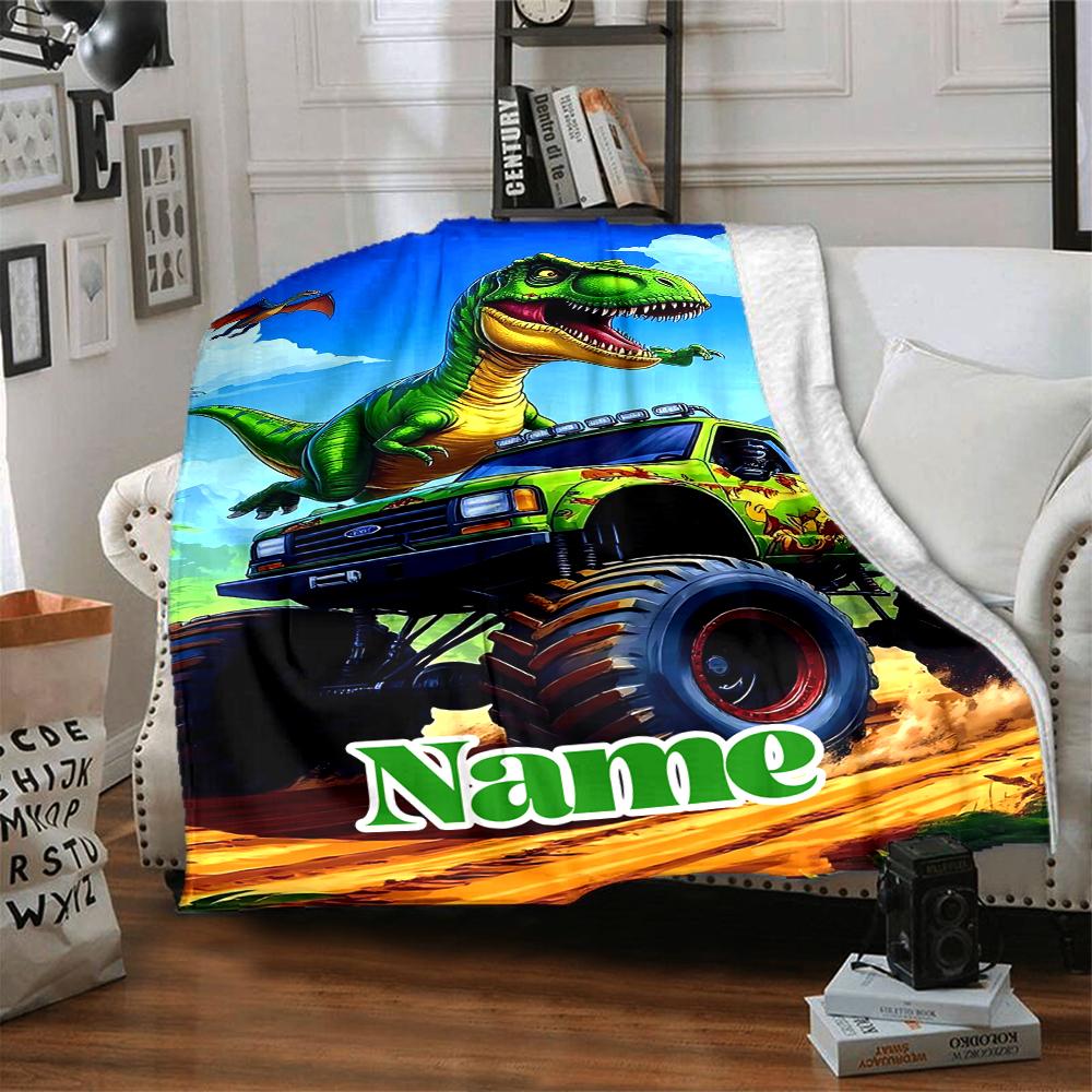 Custom Name Adventure Colty Clam Blanket for Couch & Bed, Plush Cozy Fuzzy Blanket Super Soft & Warm Blankets for Fall and Winter. 0908199