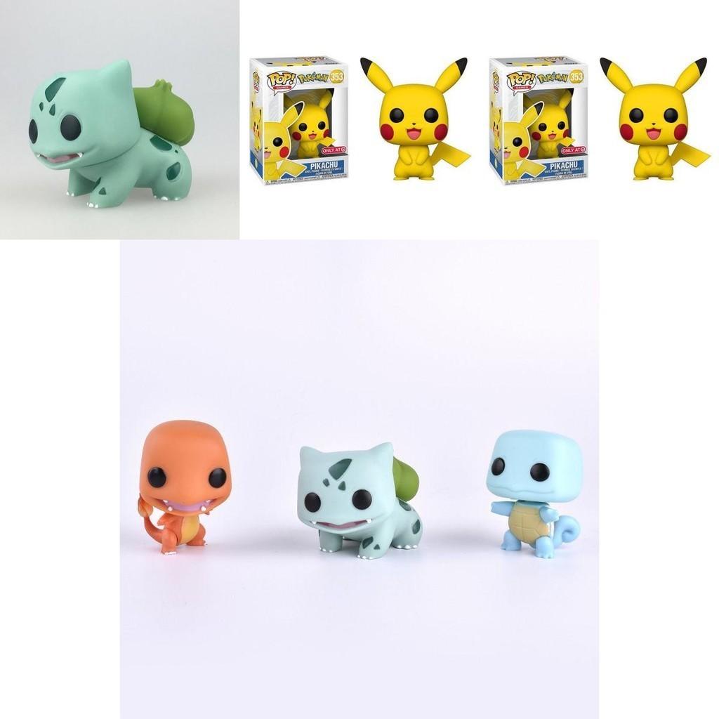Funko Pop Pokemon Figurka Akcji Pikachu Bulbasaur Charmander Squirtle Kolekcjonerskie Zabawki dla Dzieci
