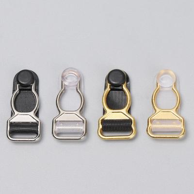 10 stuks Nieuw 10/12 mm Korset Been Kousenband Riem Clip Plastic Zwart Bretels Einden Haken Lichtgewicht Bretel Clips