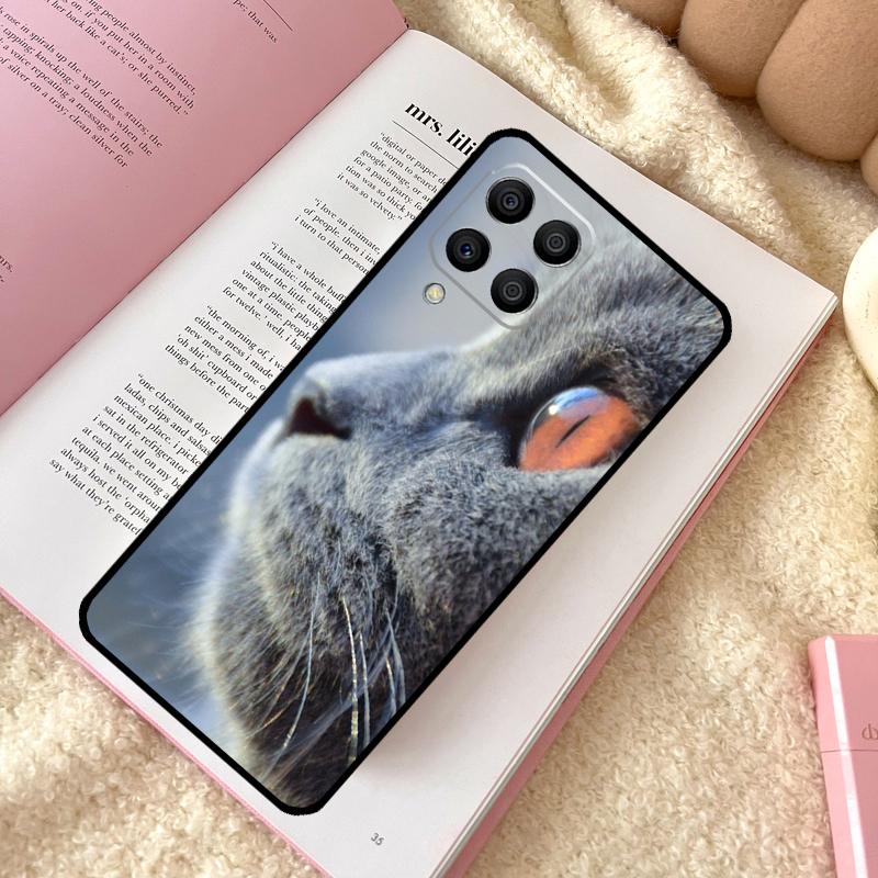 British Shorthair Cat Case For Samsung Galaxy M21 M12 M13 M14 M15 M06 M16 M36 M56 M31 M53 M32 M52 M35 M55 M34 M54