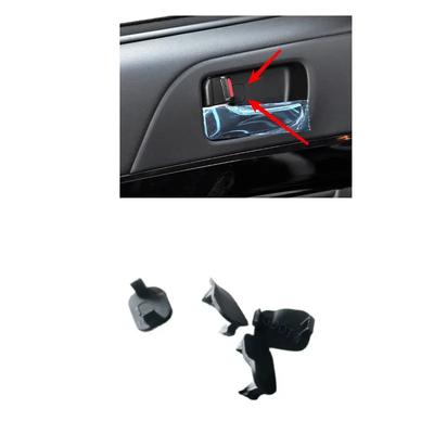 4 Pieces Inner Handle Caps for Lancer MN134513XB 2008- Trim Decoration Cover Screws for Evolution X CX CY CZ