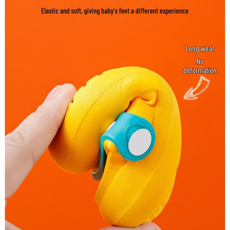 Rutschfeste Sommerhausschuhe für Kinder: Indoor-/Outdoor-Zehenschuhe mit Löchern für Baby- und Kleinkinder, weiche Sohle.