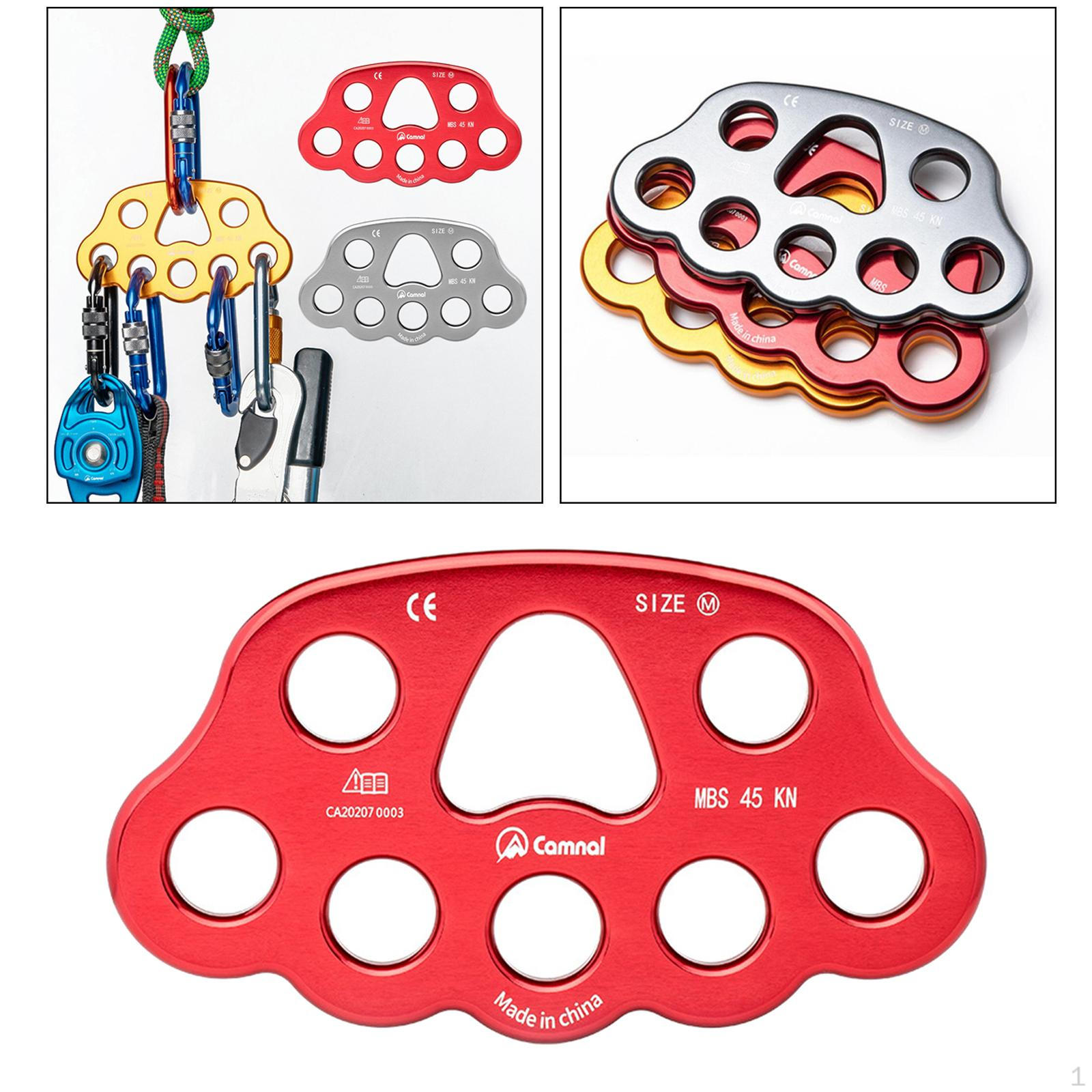 8-Hole Rigging Plate for Climbing Adventures