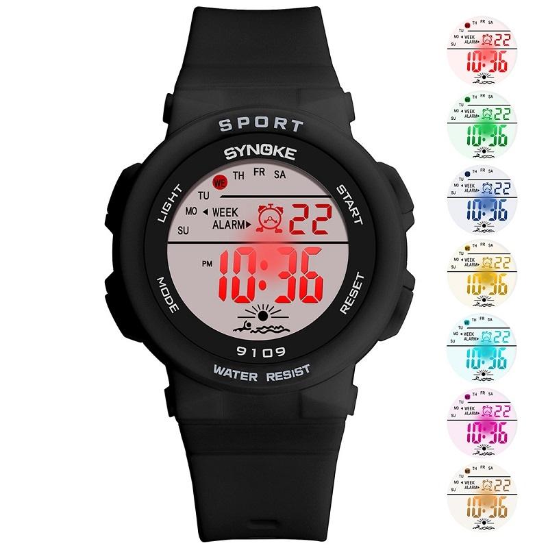 Buy SYNOKE 9109 Student Multifunctional Waterproof Colorful Luminous