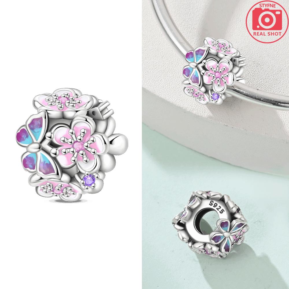 Jewelry Beads Copper Pink Perfume Bottle Letter Luminous Firefly Tarot Card Charms Beads Fit Diy Bracelets