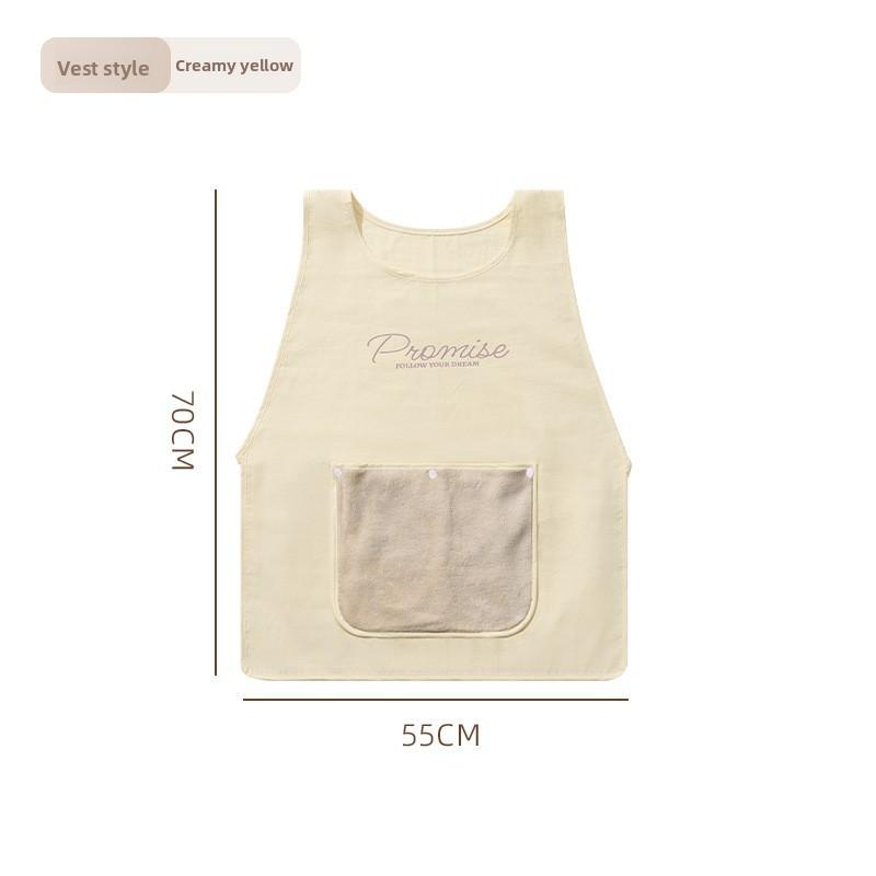 Modern Minimalist Waterproof Breathable Apron For Home Cooking And Food Stain Protection
