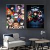 Anime Canvas Poster Tanjirou Nezuko Kyoujurou Home Wall Art Painting Prints Pictures Kids Bedroom Decor Mural Gifts