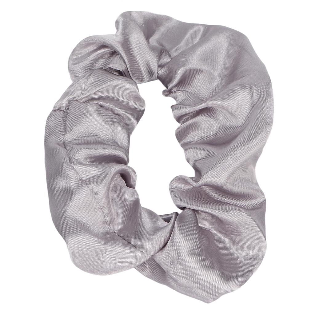 5pcs Light Up Scrunchies Light Up Grey Satin Elastic Glow in The Dark Hair Scrunchy for Women