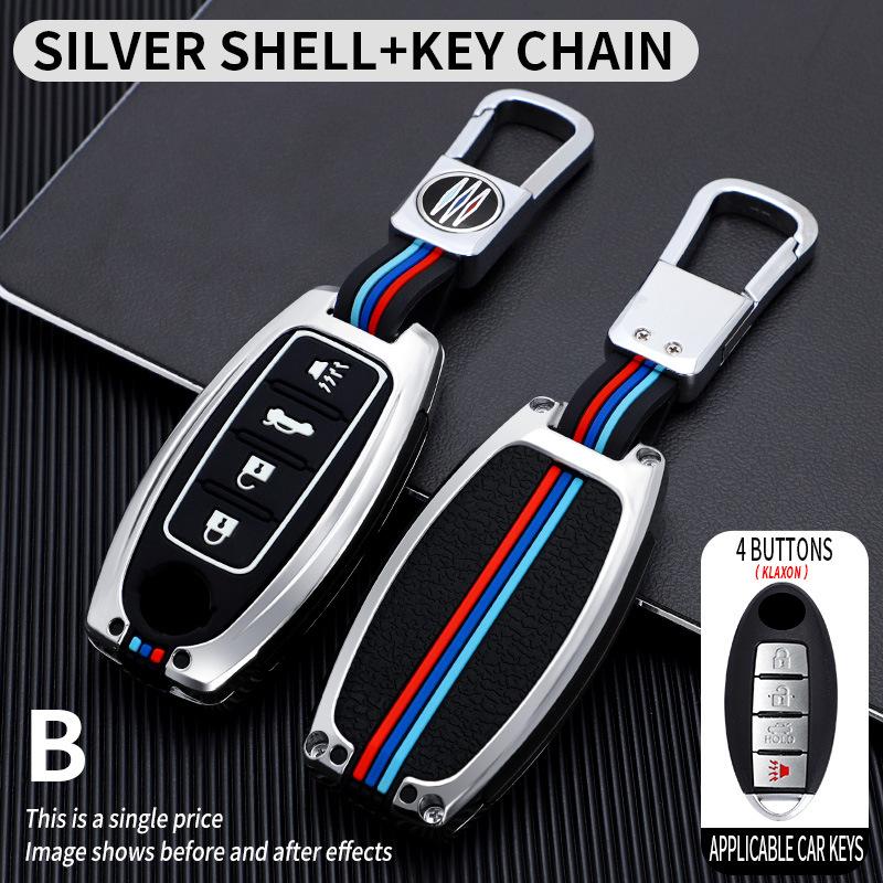 Applicable To The 14th Generation Xuanyi Key Set 2023 Teana Qashqai Qijun Jinke Tuda Car Case Buckle