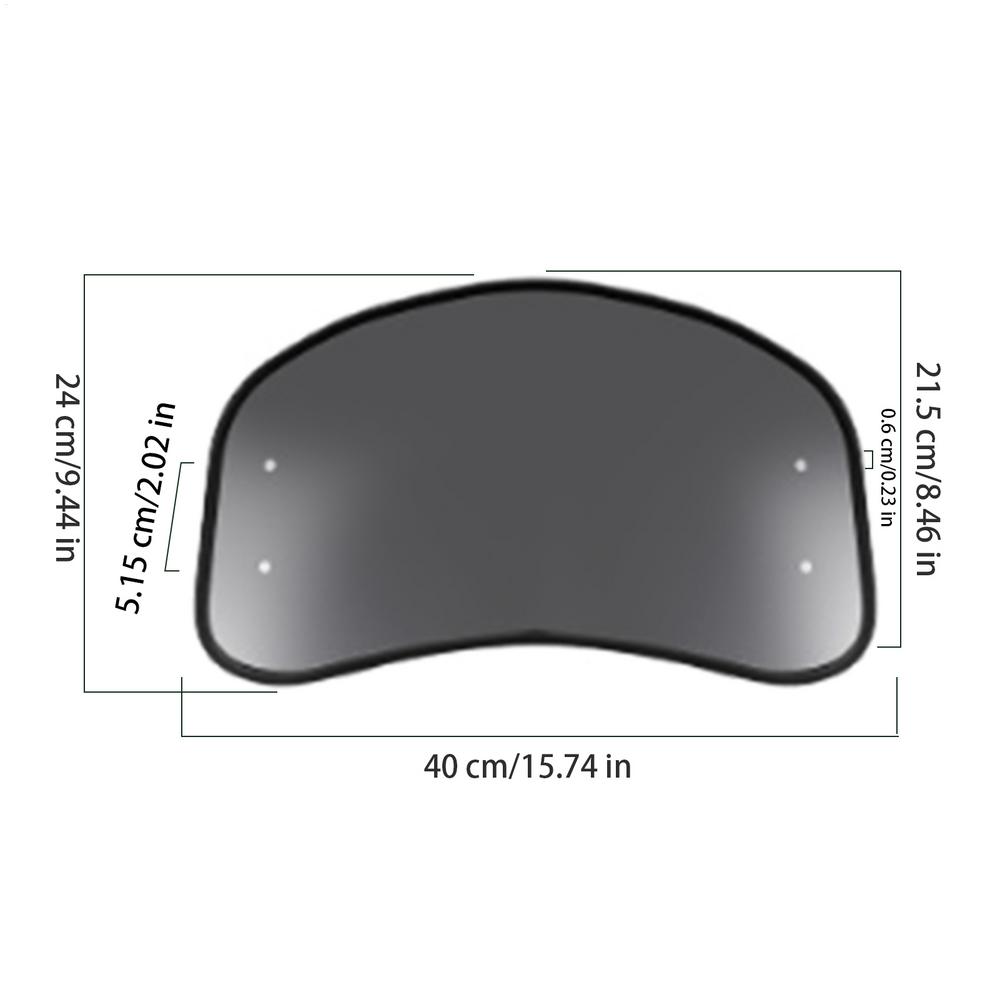

Ветровой экран для мотоцикла, ударопрочный, винтажный, ветровой экран для мотоцикла, высокопрочный, стильный ветровой экран для электромобиля серый