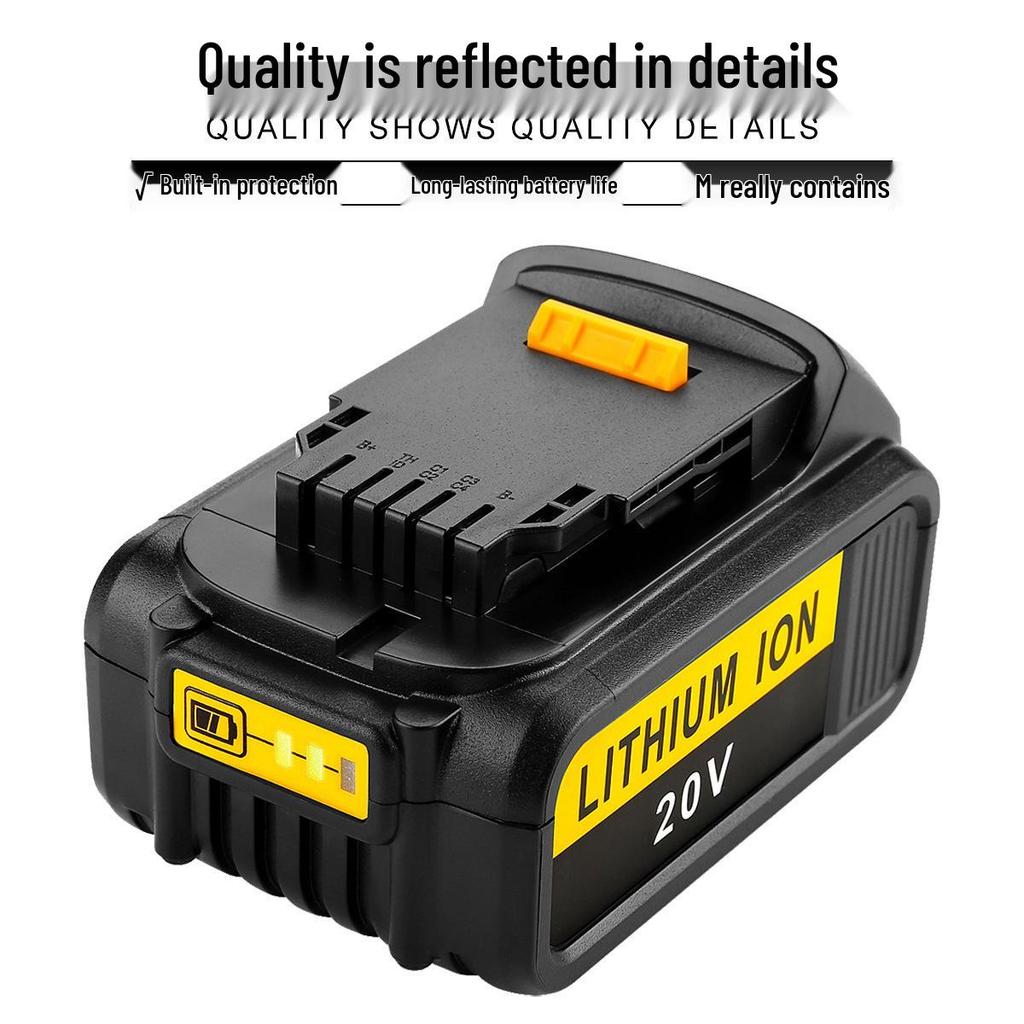 Compatible with Dewalt 20V Battery DCB200/DCB205, Long Life Lithium Battery 
