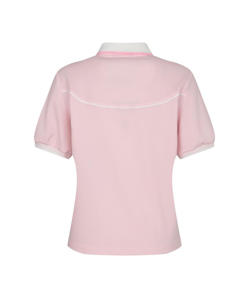 MONDAYFLOW Raglan Pique Top_Light Pink