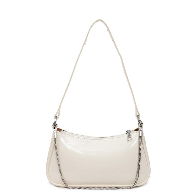 Textured retro small bag women's new casual solid color messenger bag fashionable shoulder armpit small bag