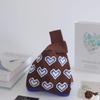 Women's Knitted Tote: Stylish Bucket & Woven Handbag – Perfect Gift for Girls