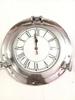 Vintage Navigation Marine Silver Ship Porthole 30.48 Clock Ship Window Wall Clock Decorative