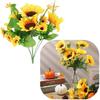 Artificial Flowers Sunflower Sunflower Bouquet for a 30 Cm Vase Composition