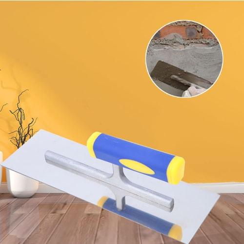 Ergonomic Plastering Trowel, Skimming Trowel, Scraping Trowel, Stainless Steel, 240mm/300mm, Multi-Finish, for Skimming and Rendering (300mm)