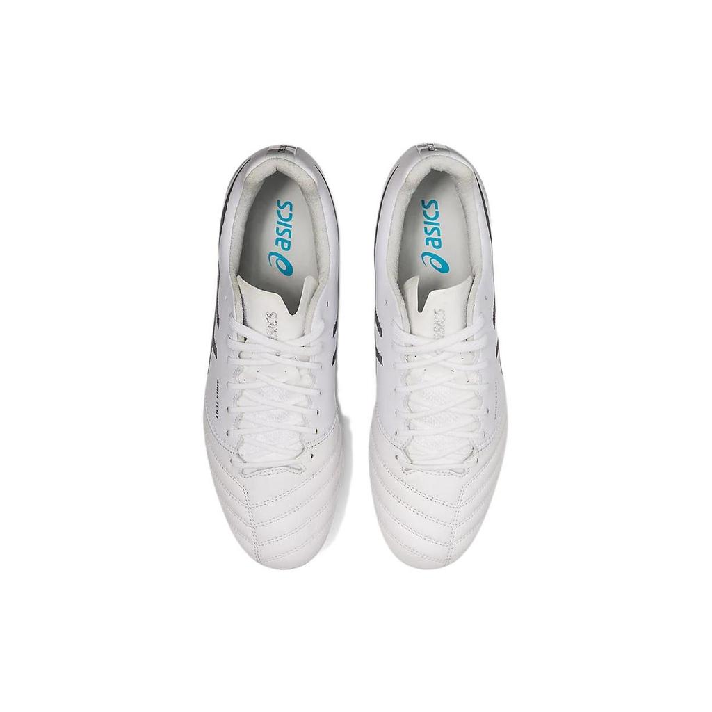 Asics DS LIGHT X FLY PRO Artificial Leather Soccer Shoes White Blue 1101A025-100