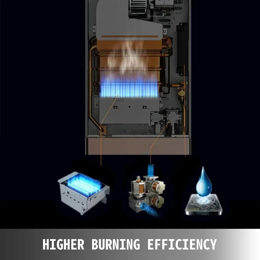 10L Hot Water Heater 5GPM Tankless Propane Gas Instant RV Boiler