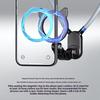 Ergonomic Neck Mounted Phone Stand Magnetic Attachment Design for Steady First Person Perspective Videos