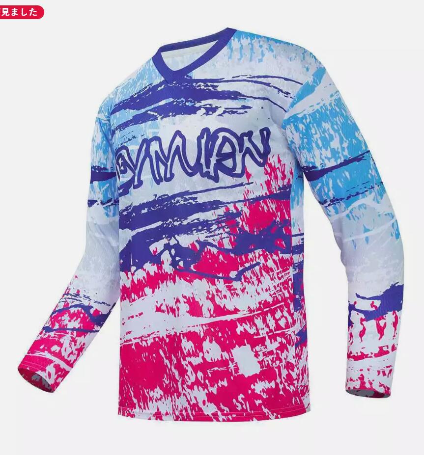 Downhill wear, mountain off-road motorcycle racing suit, outdoor cycling sports sportswear, men's cycling wear, and various personalized tops