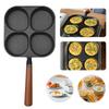 4 Cups Steak Cooking Pans Non-Stick Versatile Breakfast Skillet Frying Omelet Grill Pan Kitchen Pancake Egg Omelette Maker