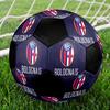 SIZE 5 Bologna FC Soccer Ball Colorful All Ages Machine Stitched PVC Competition Ready Durable High-Bounce