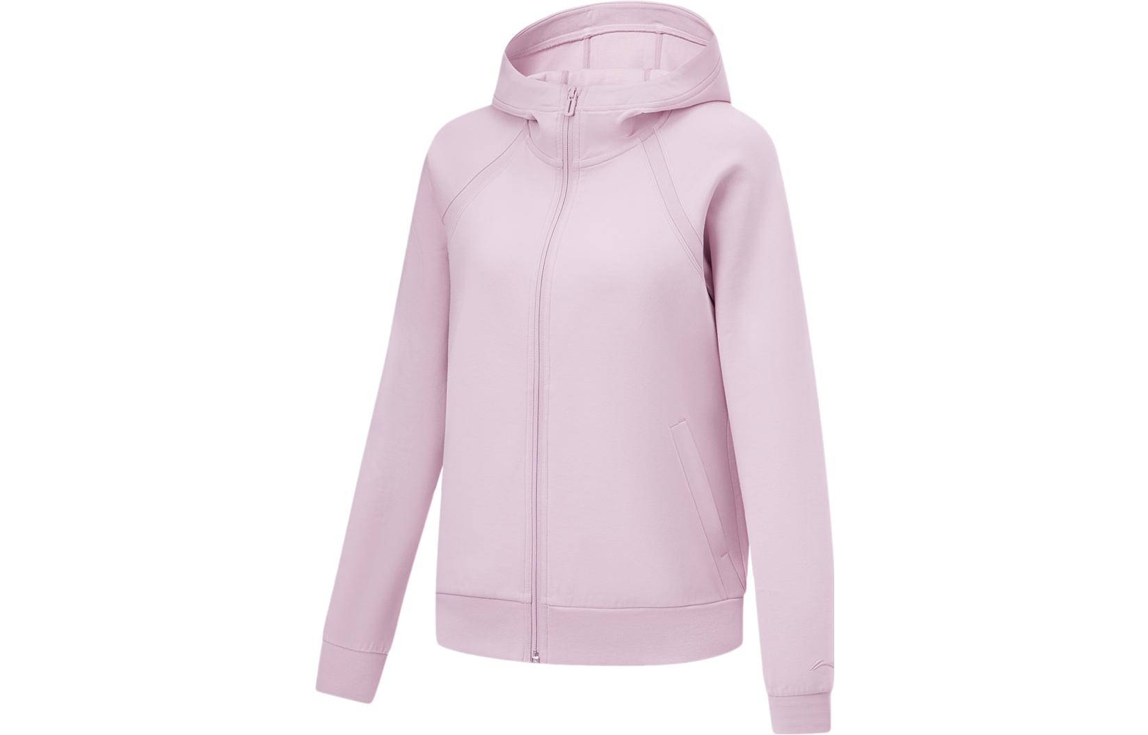 Свитшот Li Ning Fitness Series Женский Лотос Красный Фиолетовый AWDU114-5 S