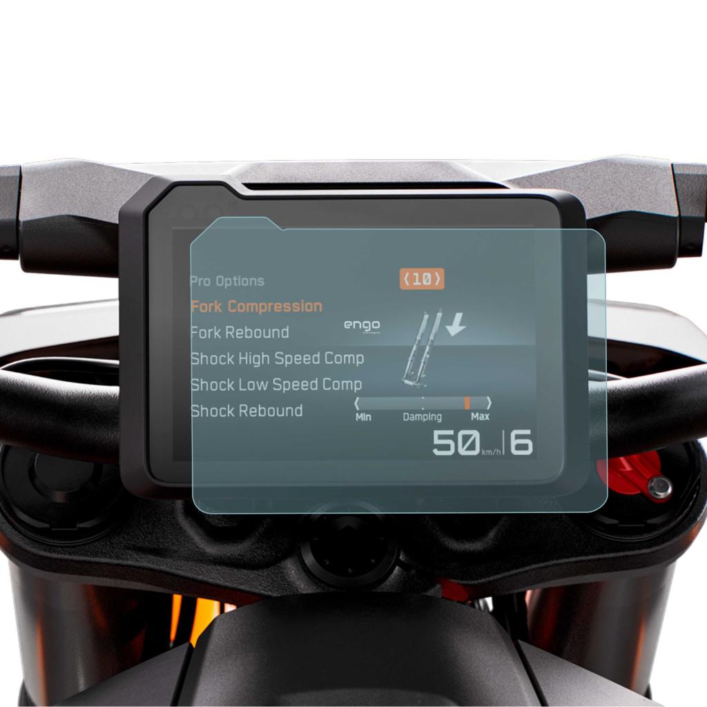 

For KTM 890 SMT Screen Protector 5 inch Glossy Nano Travel 2024 чистий