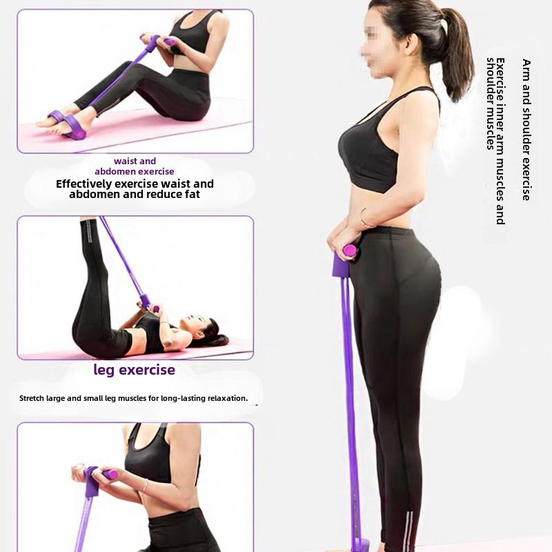 Elastisches Yoga-Seil mit vier Rohren für Ganzkörper-Stretching und Sit-Ups