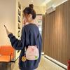 Anti-splash Water Cartoon Shoulder Pouch Plush Doll Pendant Creative Crossbody Bag  Women