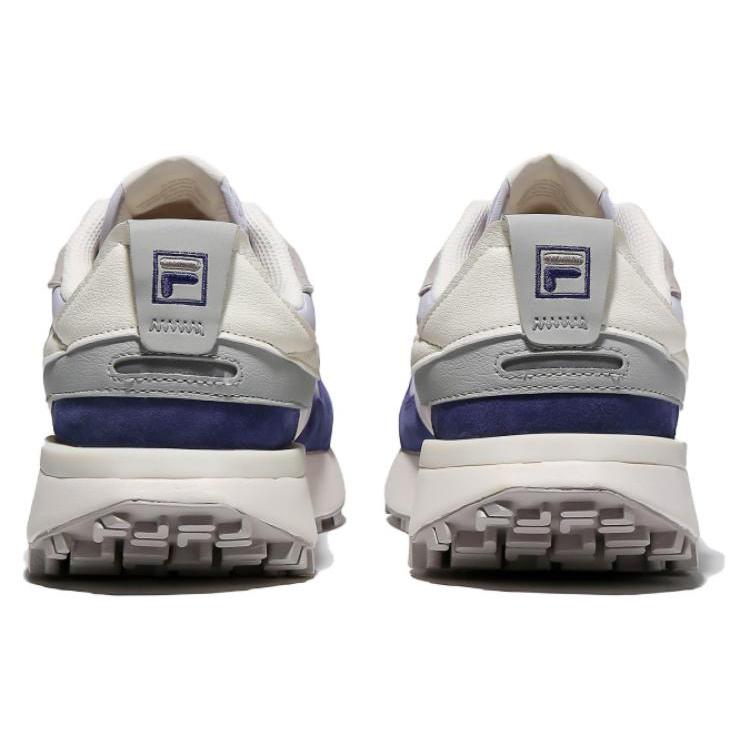 FILA Zagato V2 Fabric Low top Casual Shoes Unisex Gray Purple Korean Style 1RM02218E_110