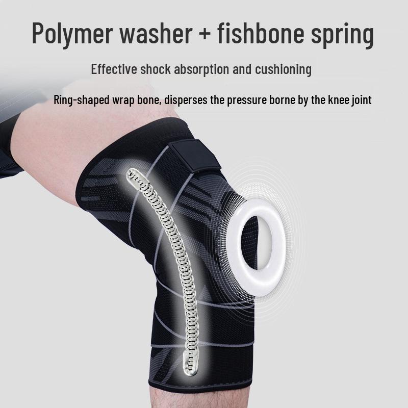 Knee Support Compression Pads for Outdoor Sports: Shock-Absorbing, Breathable, Anti-Collision for Basketball, Cycling, Running, Mountaineering