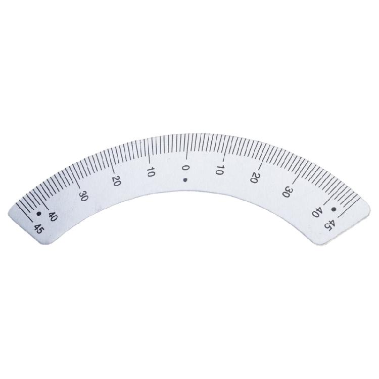 

Small Protractor Milling Machine Part Angles Plate Scale 45° Angles ArcGauge