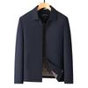 Men's Autumn & Winter Thickened Cotton Jacket for Middle-Aged & Elderly - Lapel Casual Dad Coat