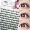 120 bundles Mink False Eyelash Natural Fishtail Lash 3D Russian Individual Eyelash Extension Cluster Makeup Tool Wholesale
