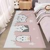 Faux Cashmere Cute Cartoon Multi-Functional Living Room Carpet, Children's Bedroom Anti-Slip Carpet, Home Decoration