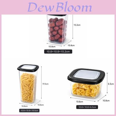 Food Grade Pp Sealing Storage Box With Lid For Kitchen Food Preservation