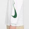 Nike Sportswear Loose Fit Long Sleeve Crew Neck T-Shirt Men Tops White Faux-Fur HV4908-100