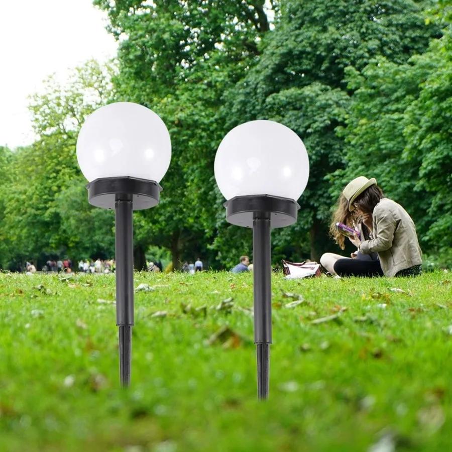 1/3PC Solar Powered LED Bulb Lamp Energy Light Waterproof Outdoor Garden Light Street Solar Panel Ball Lights Lawn Yard Lamp