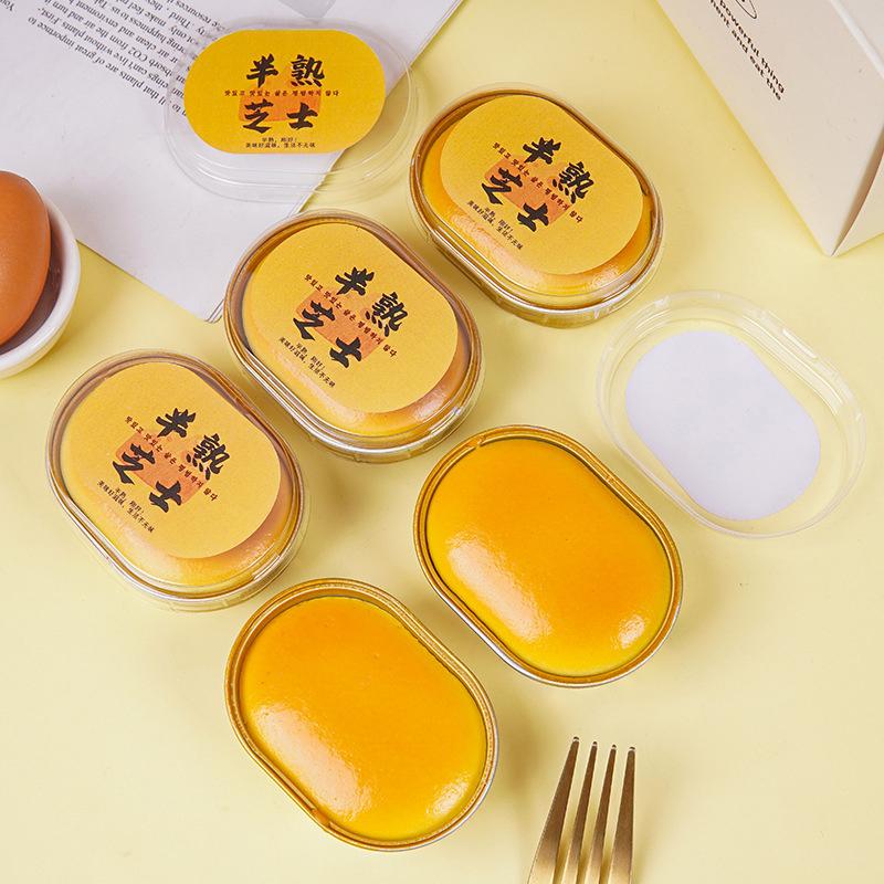 Simulated Cheese Bread Squishy Stress Relief Toy Slow Rising Sensory Fidget for Office Desk Decor and Anxiety Relief